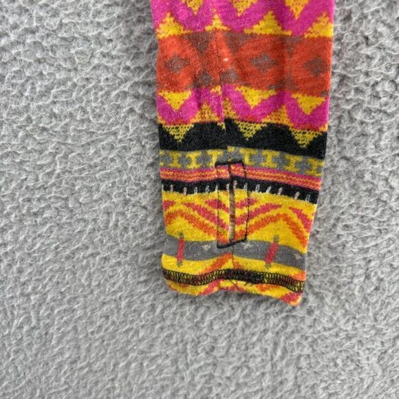 Free People Movement Chilly Nights Printed Long-Sleeve Aztec Chevron Colorful - Picture 6 of 13